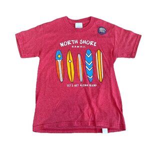 Emi  Cotton Youth Shirt Souvenir North Shore Hawaii Surf Boards